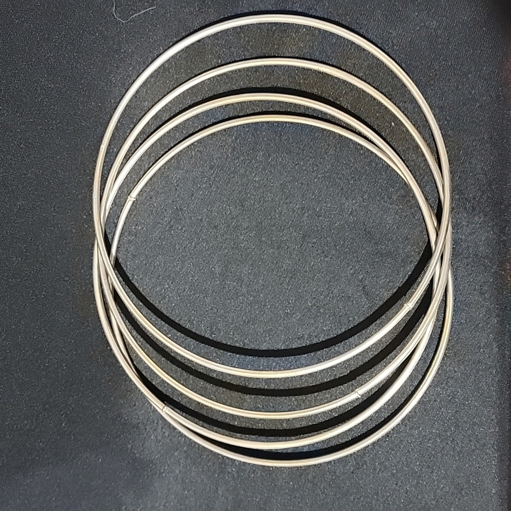 7 inch metal rings - Set of 4